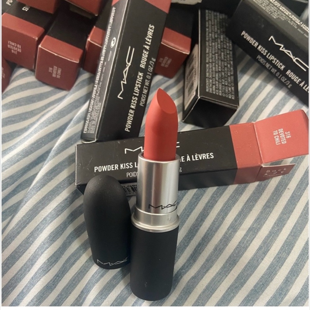 MAC Cosmetics Powder Kiss Lipstick - Rich Brick Red